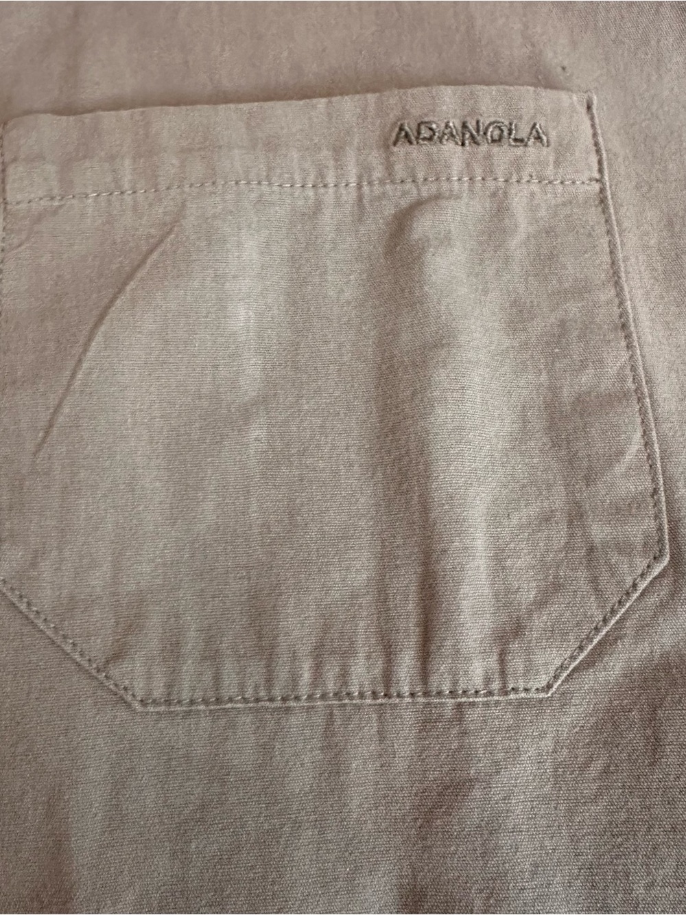 Adanola Oversized Cotton Shirt Green Utility Button Front Long Sleeve Casual MED - Picture 4 of 15
